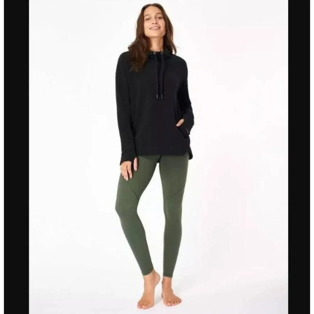 🆕 SWEATY BETTY Escape Luxe Hoodie Sweatshirt XX-Small Black - Picture 5 of 12